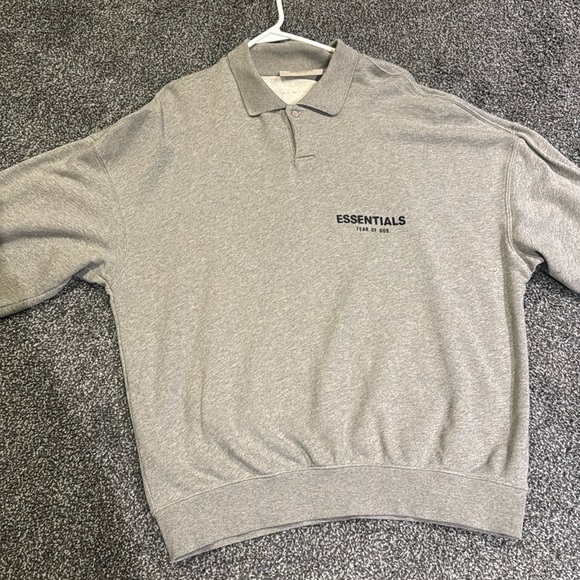 ESSENTIALS (Fear Of God) Long Sleeve Collared Shirt - Picture 2 of 7